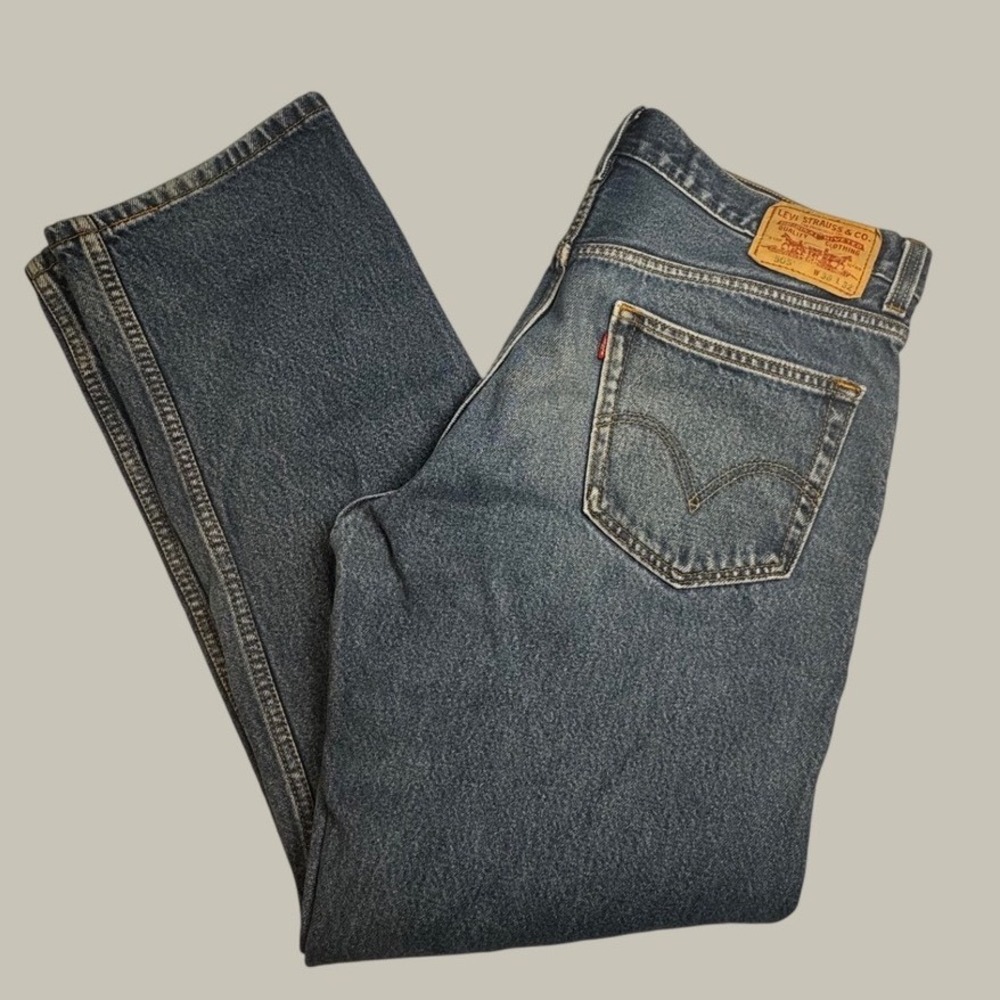 VTG Y2K Levi's 505 Regular Fit‎ Jeans Men's 36x32 Blue Medium Wash Straight Leg